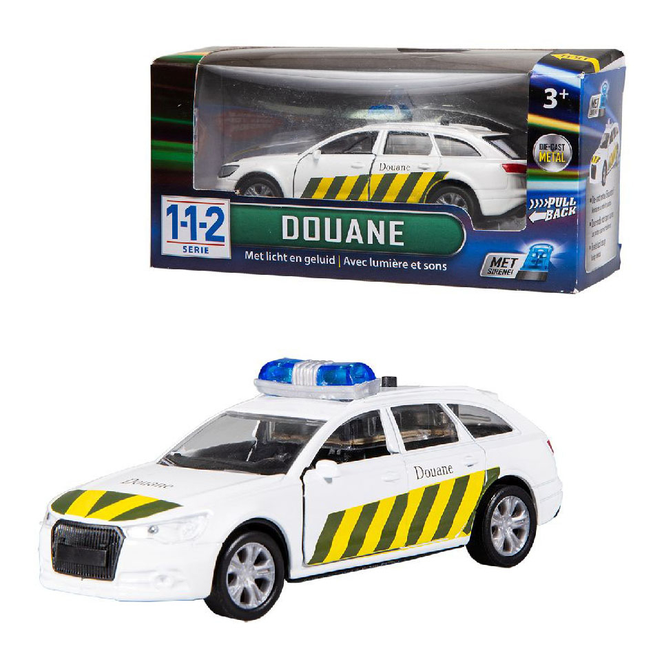 112 Douane Auto 1:43 met Licht en Geluid