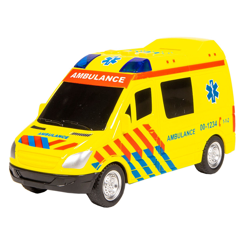 Ambulance 112 Rescue Racers avec lumière et son