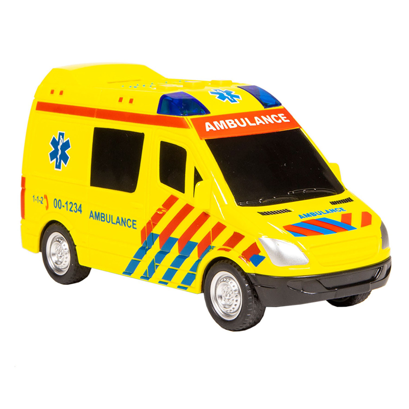 112 Rescue Racers Ambulance met Licht en Geluid