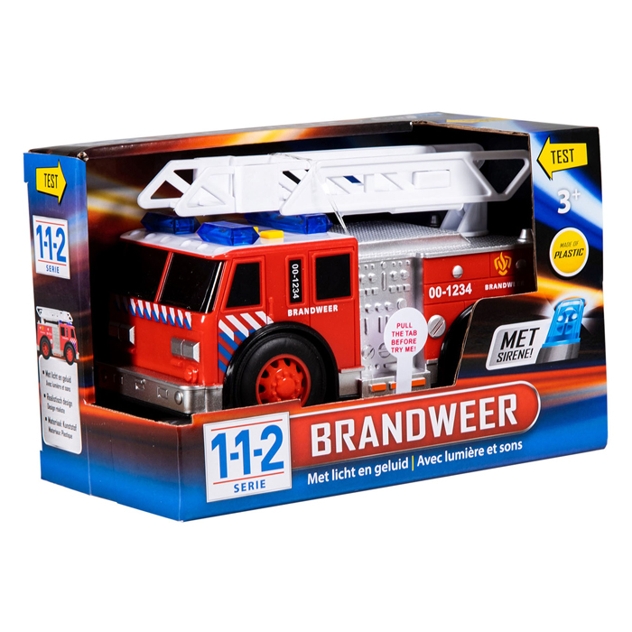 112 Rescue Racers Brandweer met Licht en Geluid