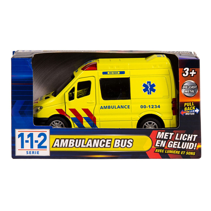 112 Ambulance Bus 1:34 avec lumière et son