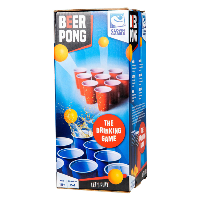 Clown Games Beer Pong 20 Cups 6 Balls