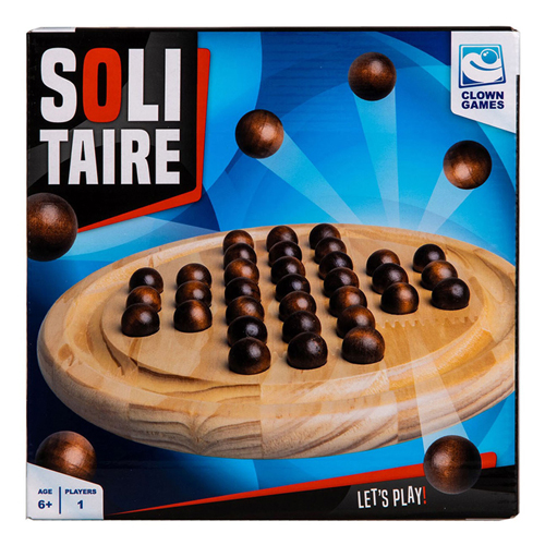 Clown Games Jeu de société solitaire en bois