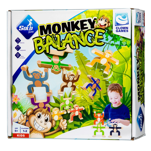 Clown Games Monkey Balance Balance-Spiel