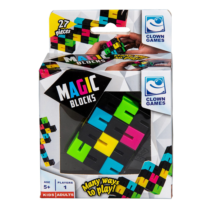 Blocs de puzzle magiques de clown