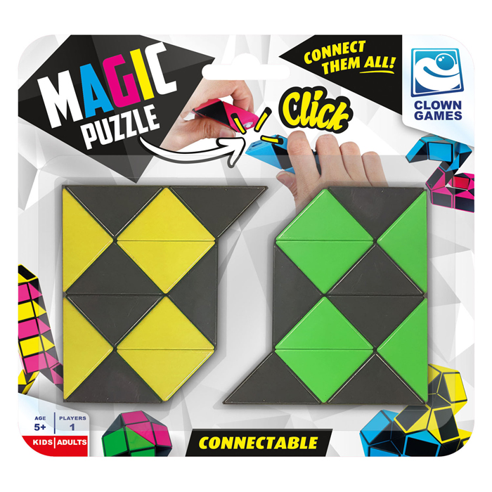 Puzzle Magique Clown Connectable 2x12