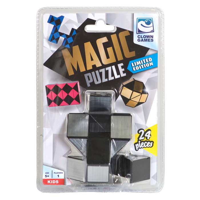 Clown Magic Puzzle Zilver