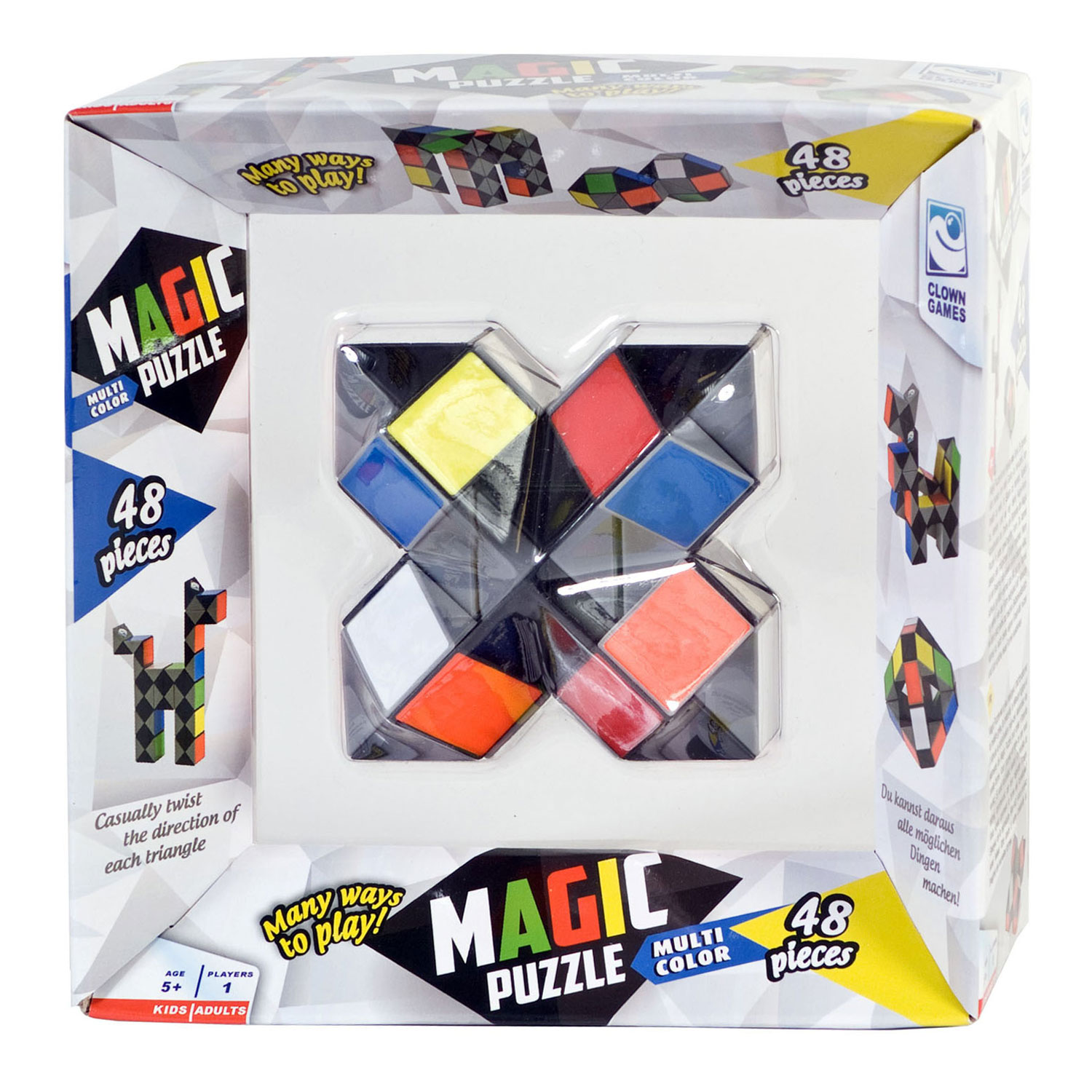 Clown Magic Puzzle Multi Kleuren