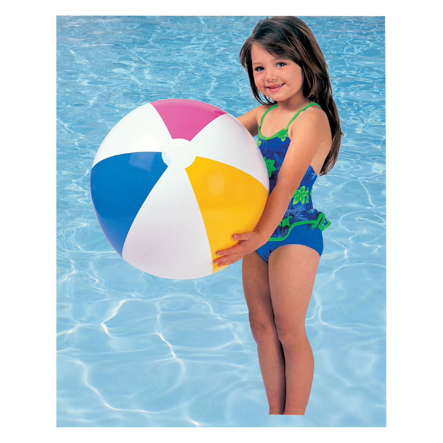 Panneau brillant ballon de plage Intex , 61 cm