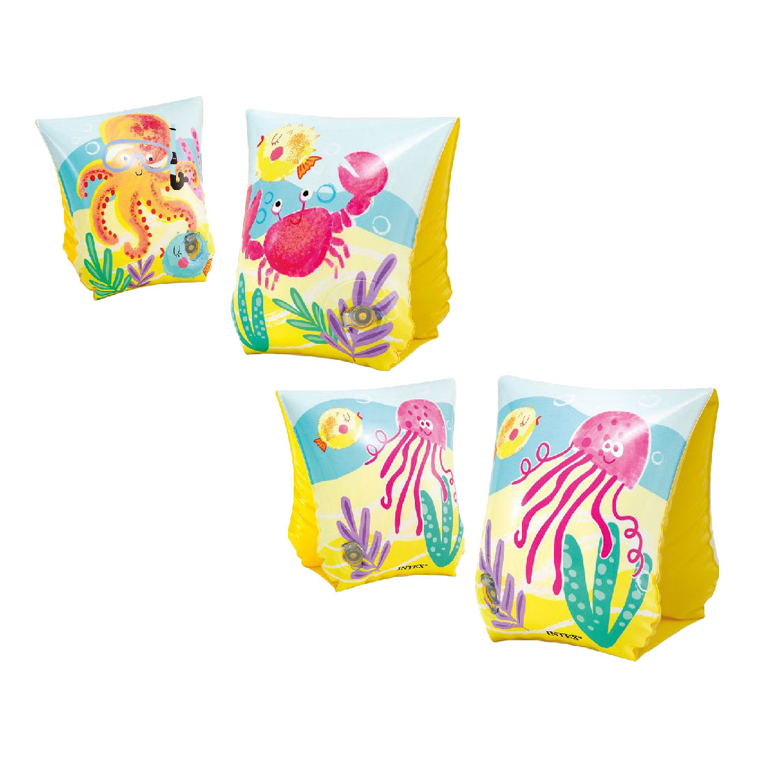 Intex Bandes de natation Tropical Buddies, 3-6 ans