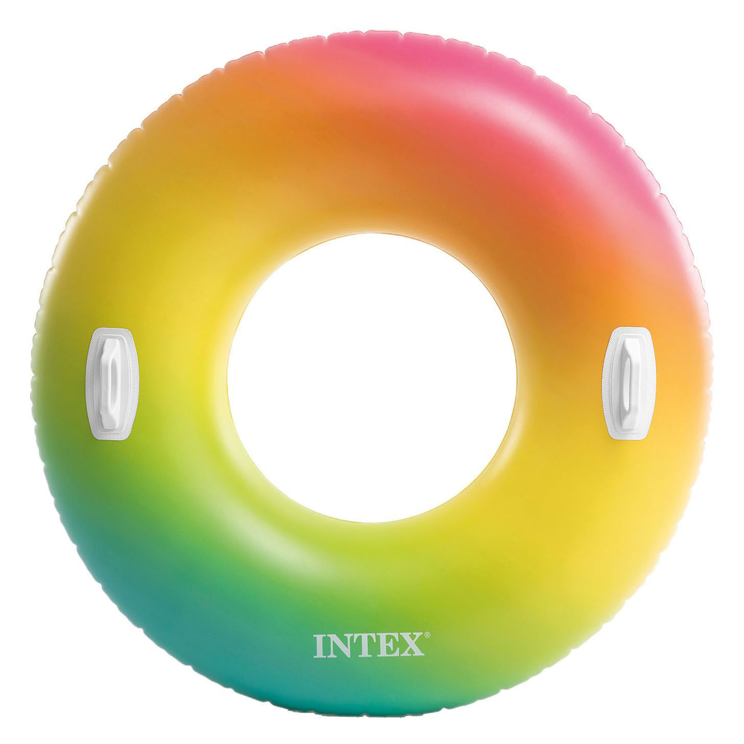 Bouée de natation Intex arc-en-ciel, 122 cm