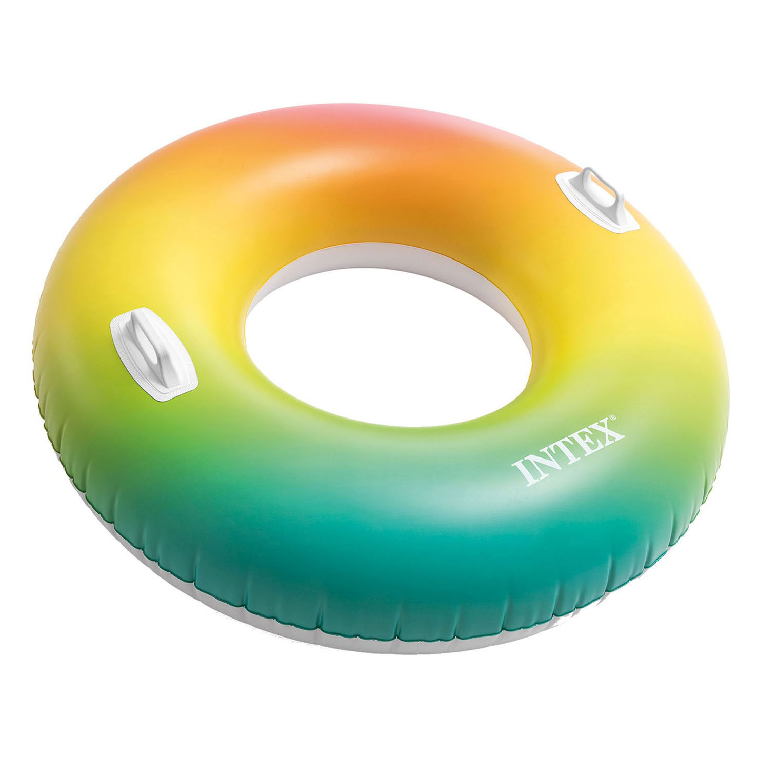 Bouée de natation Intex arc-en-ciel, 122 cm