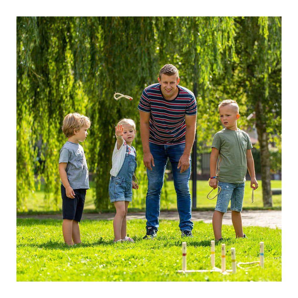 Outdoor- Play, hölzernes Ringwurfspiel