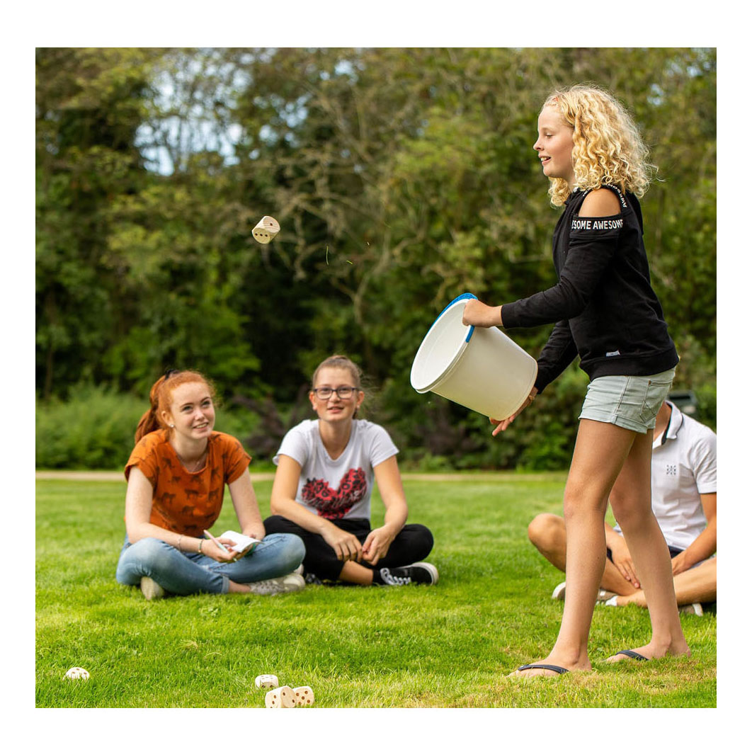 Méga dés en bois Play jeux en plein air