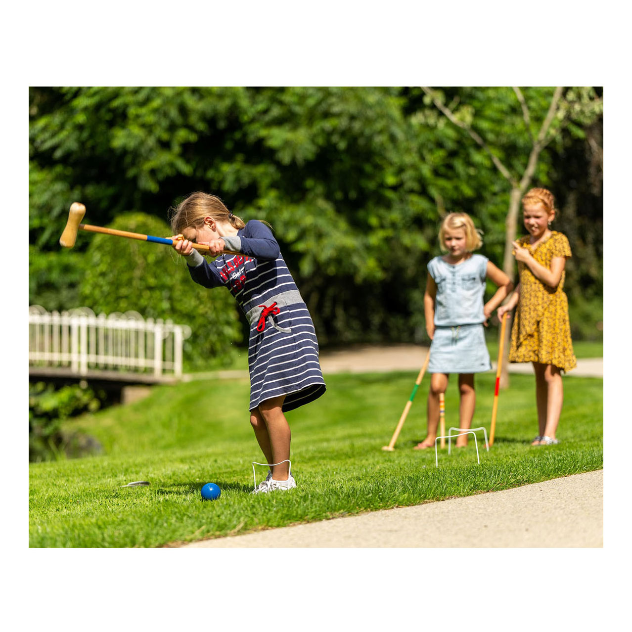 Croquet en bois Play en plein air