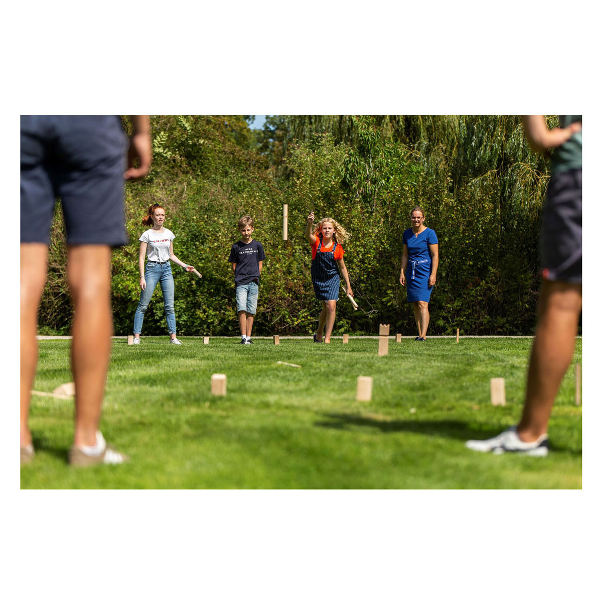 Play d'extérieur en bois Kubb Game officiel