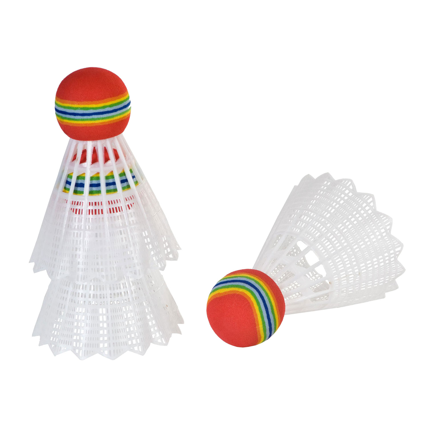 SportX Mini navettes de badminton en tube, 3 pcs.