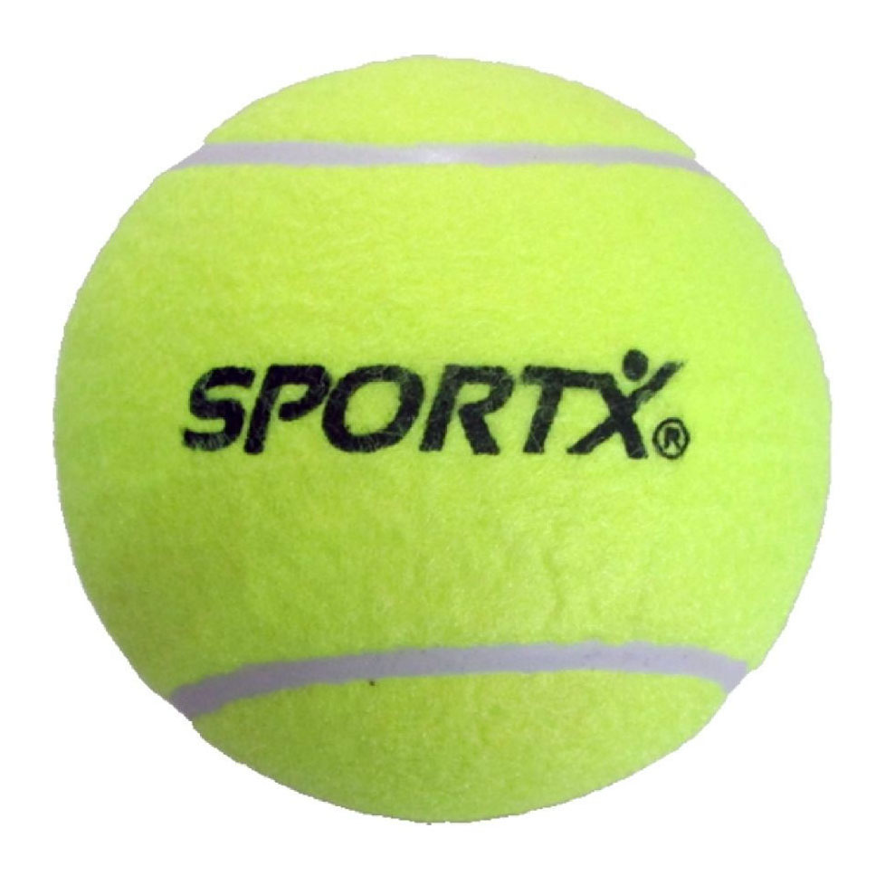 SportX Jumbo Tennisball L Gelb, 13cm