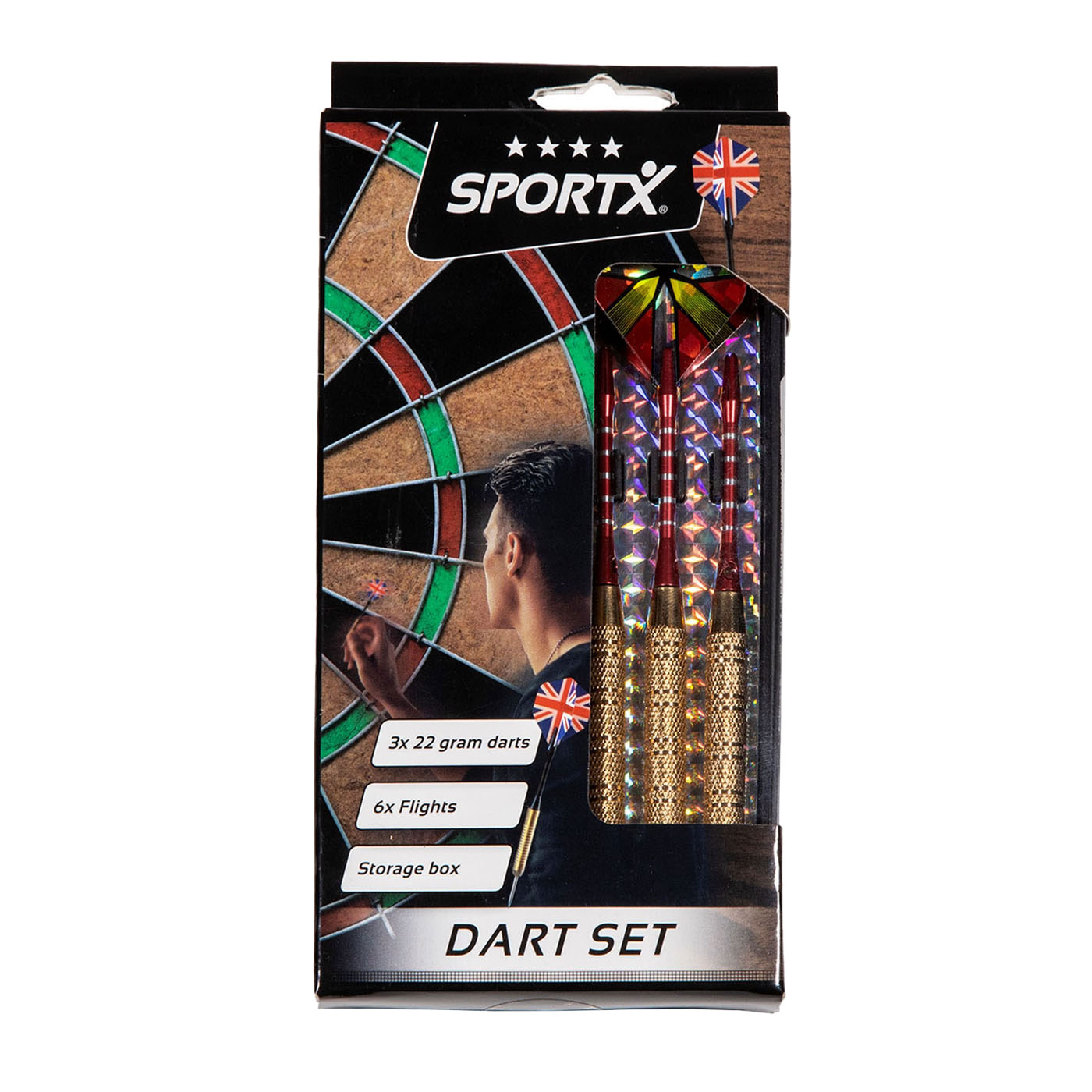 SportX Dart Deluxe en étui 22 grammes