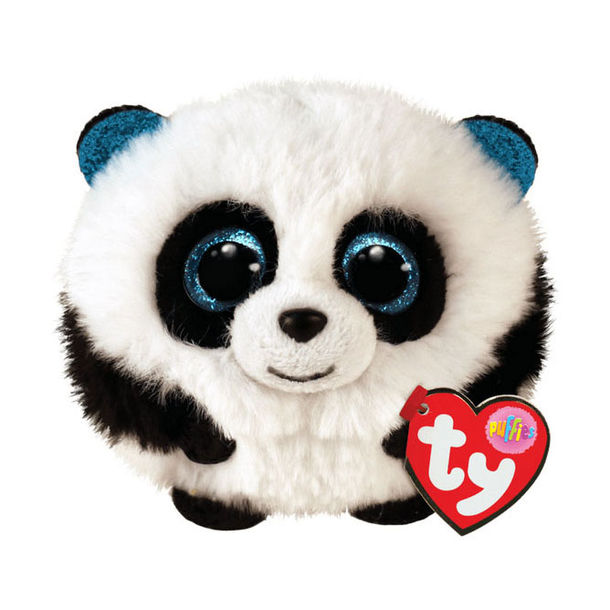 Ty Teeny Puffies Panda en bambou, 10 cm