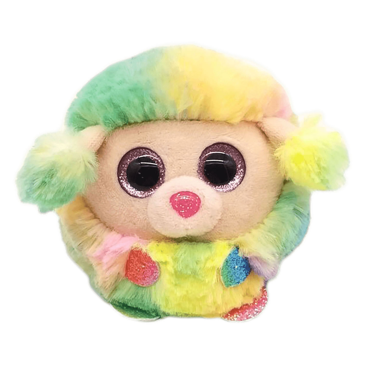 Ty Teeny Puffies Caniche arc-en-ciel, 10 cm