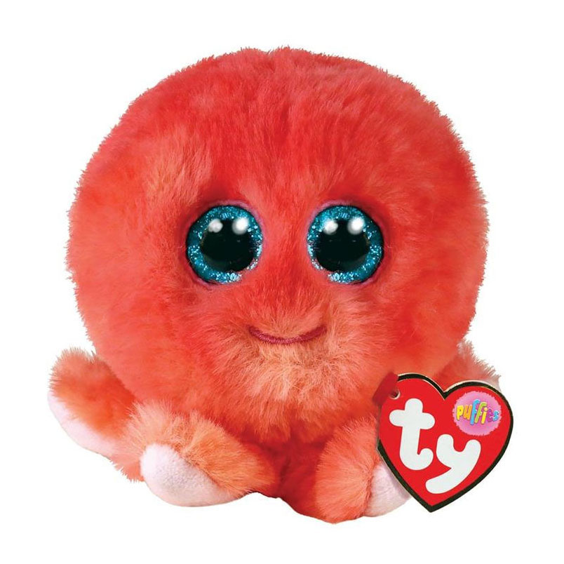 Ty Teeny Puffies Sheldon Octopus, 10cm