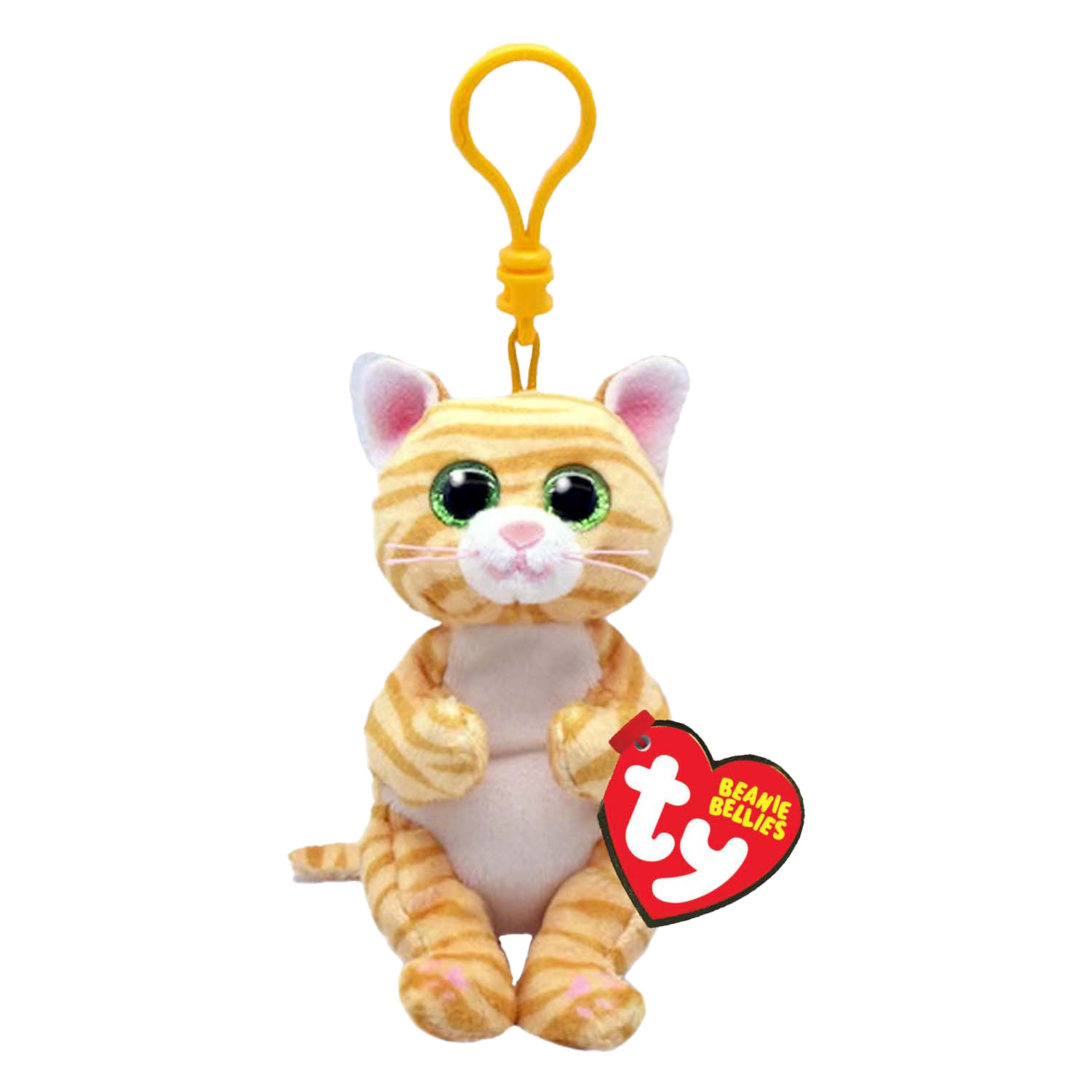 Ty Beanie Babies Clip ventre chat mangue, 10 cm