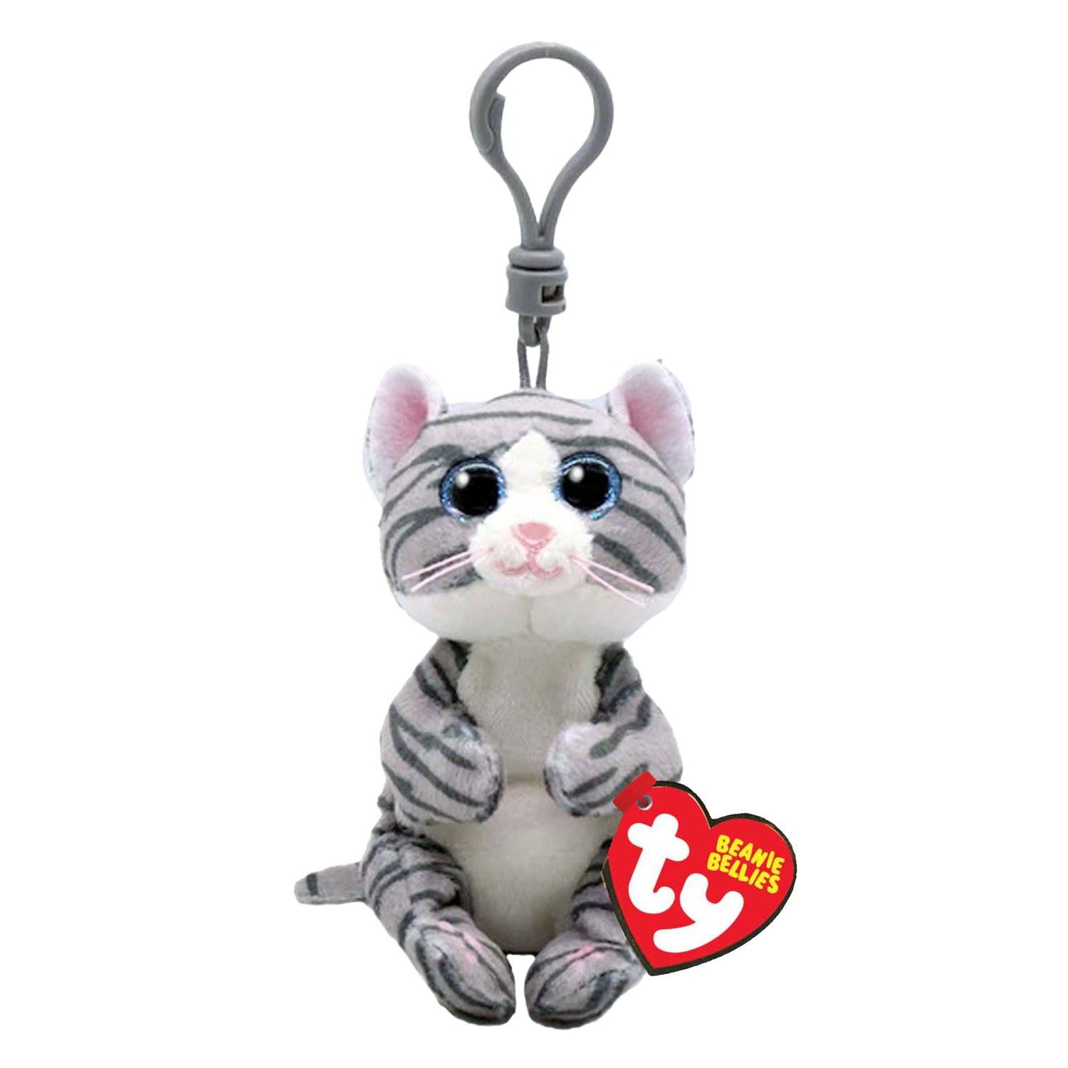 Ty Beanie Babies Clip ventre Mitzi Chat, 10 cm