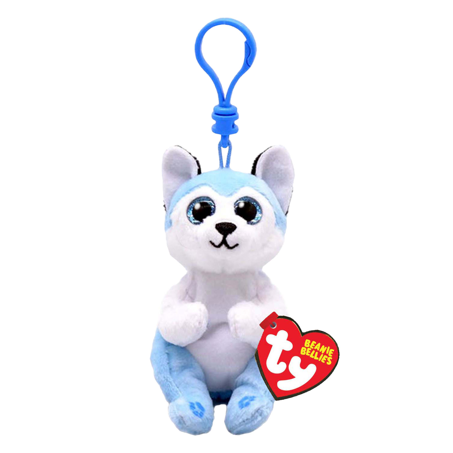 Ty Beanie Babies Clip ventre Thunder Husky, 10 cm