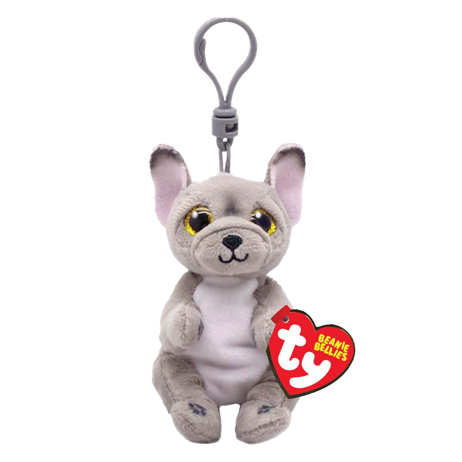 Ty Beanie Babies Bellies Clip Wilfred Hund, 10 cm