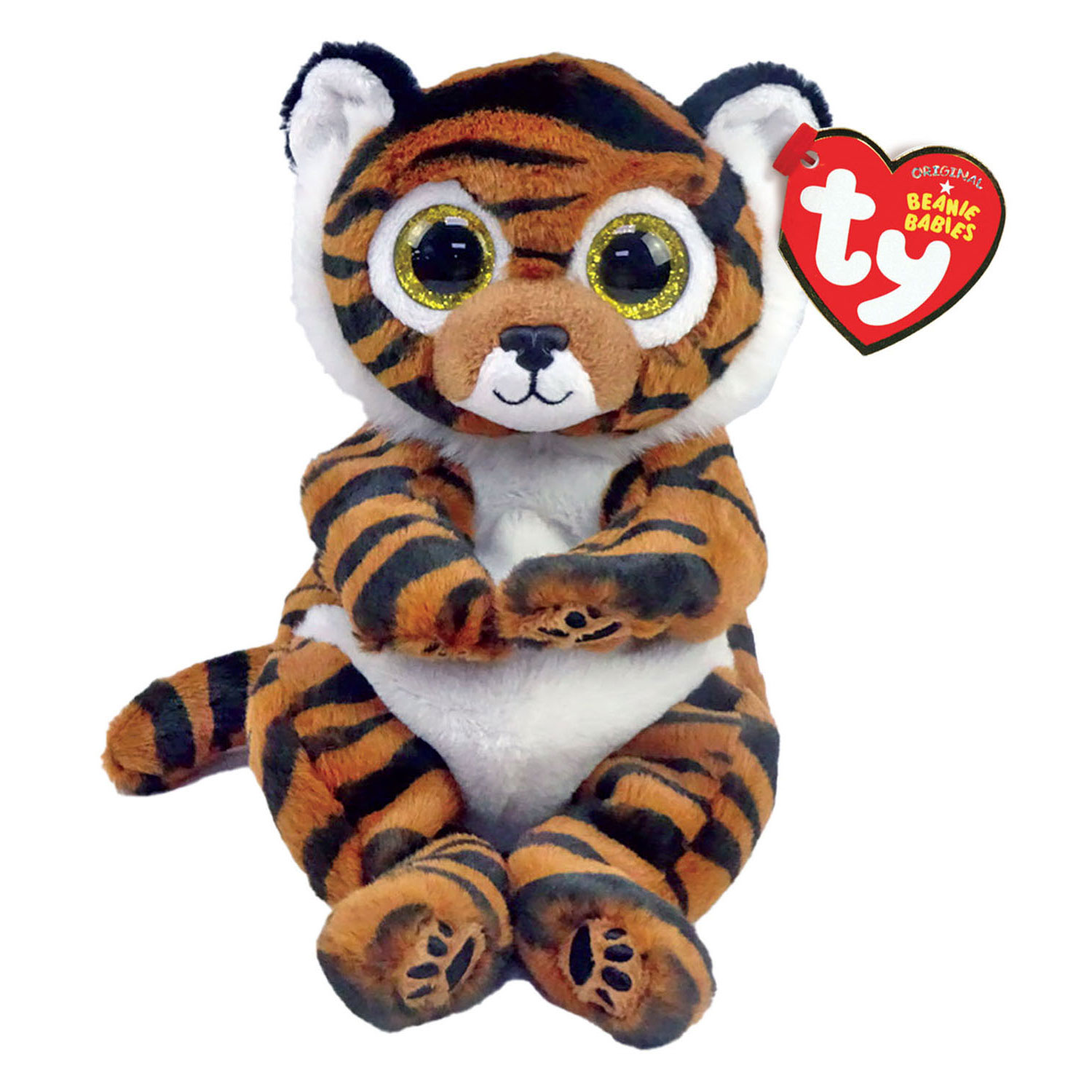 Ty Beanie Babies Bellies Clawdia Tigre, 15 cm