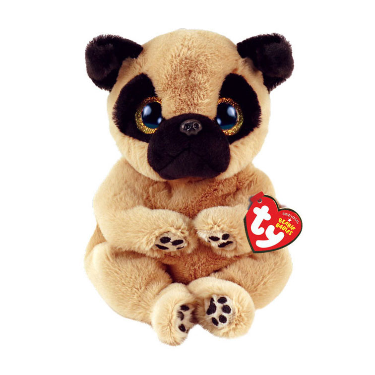 Ty Beanie Babies Bellies Izzy Pug, 15cm