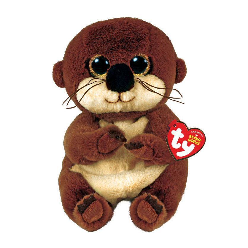 Ty Beanie Babies Bellies Mitch Loutre, 15 cm