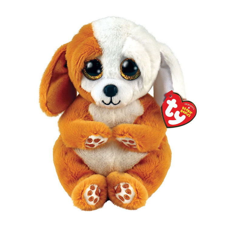 Ty Beanie Babies Bellies Ruggles Dog, 15cm