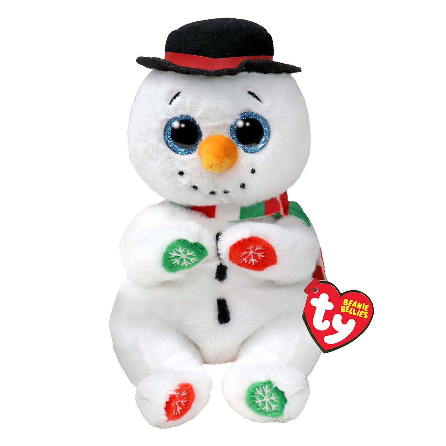 Ty Beanie Bellies Noël Bonhomme de neige Weaterby, 15 cm