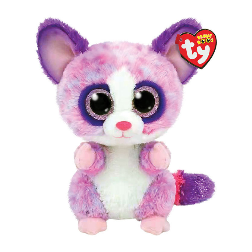 Ty Beanie Boo's Becca Pink Bush bébé, 15 cm