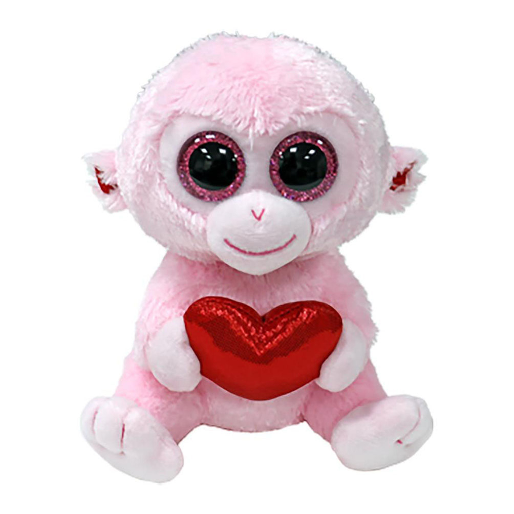 Ty Beanie Boo's Heart Gigi Singe, 15 cm