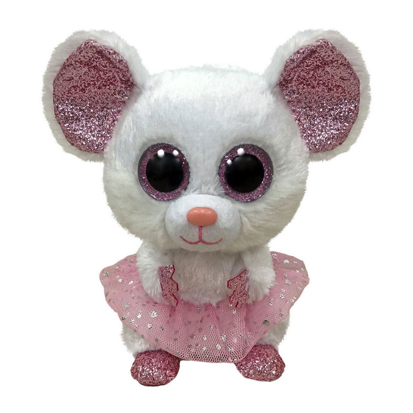 Ty Beanie Boo's Nina Souris, 15 cm