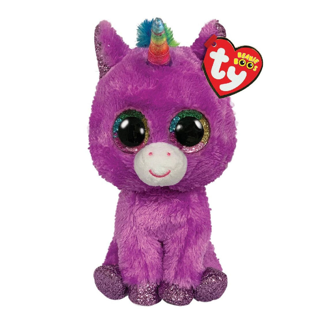 Ty Beanie Boo's Rosette Licorne, 15 cm