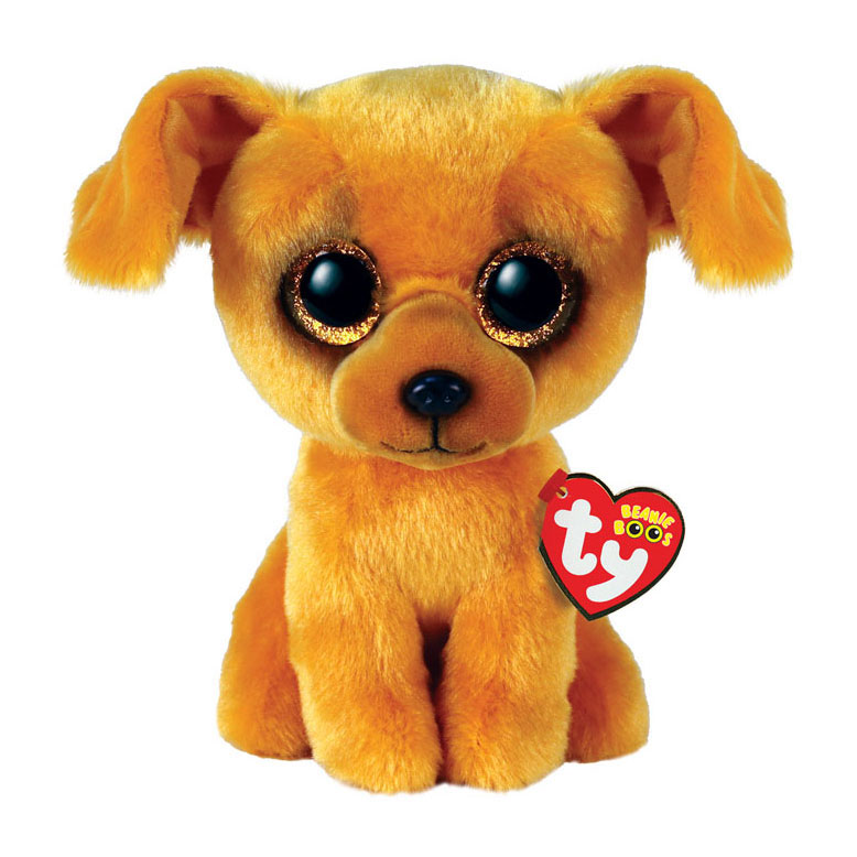 Ty Beanie Boo's Zuzu Chien marron clair, 15 cm