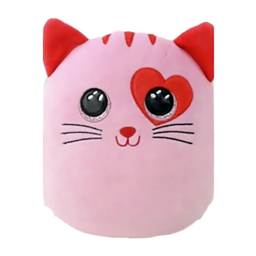 Ty Squish a Boo Heart Flirk Cat, 20 cm