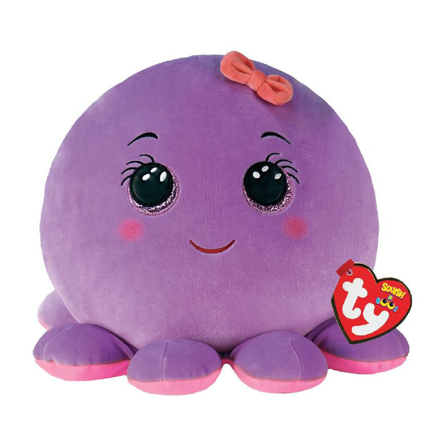 Ty Squish a Boo Octavia Poulpe violet, 20 cm