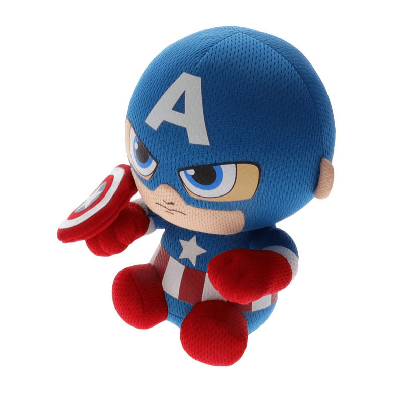 Ty Beanie Babies Marvel Captain America weich, 15 cm