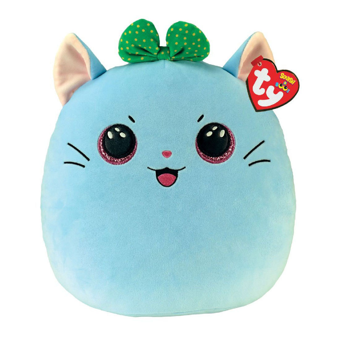 Ty Squish a Boo Kirra Chat gris, 31 cm