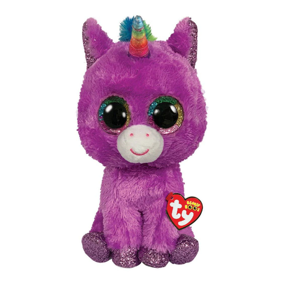 Ty Beanie Buddy Rosette Licorne, 24 cm