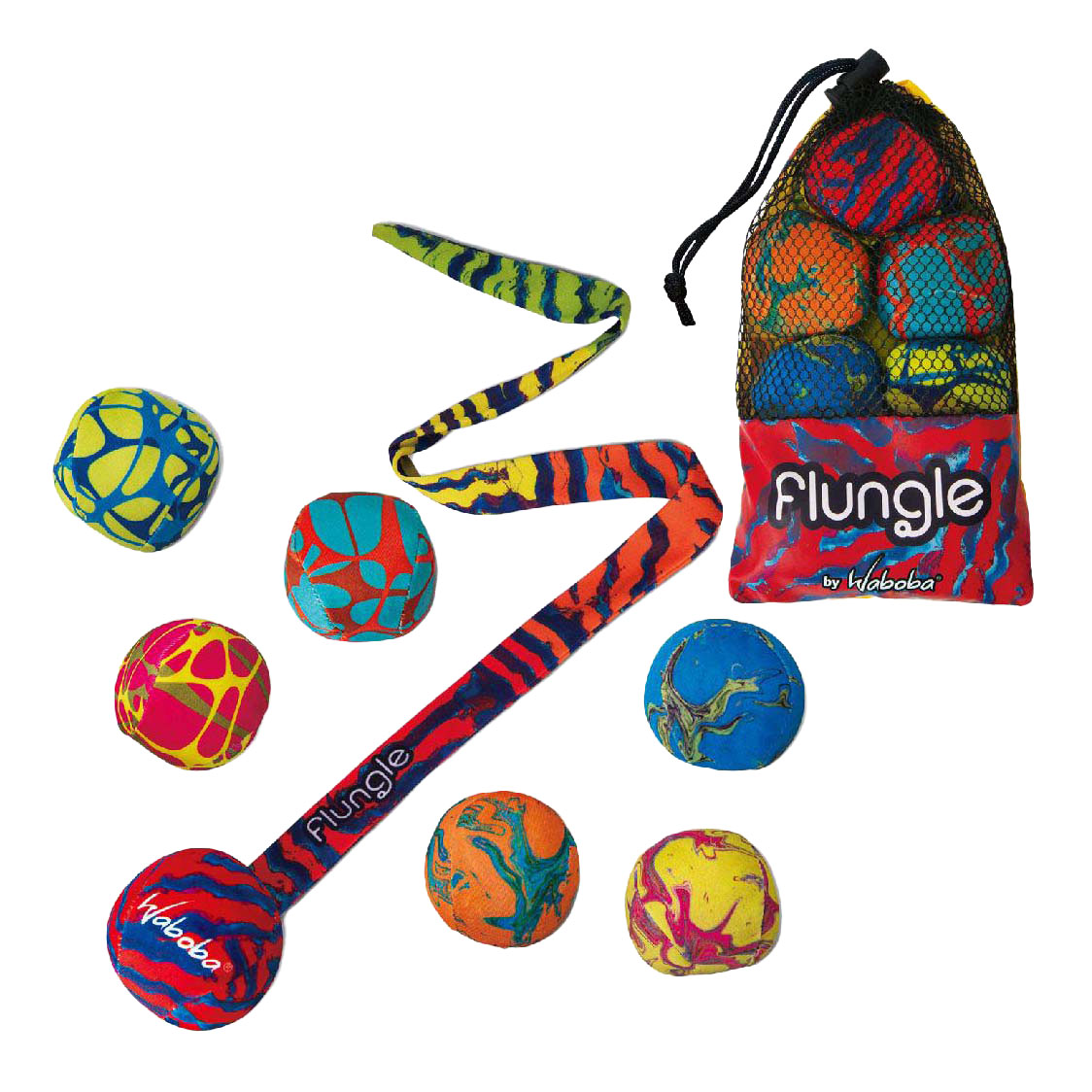 Waboba Flungle Tailball, 7 pièces