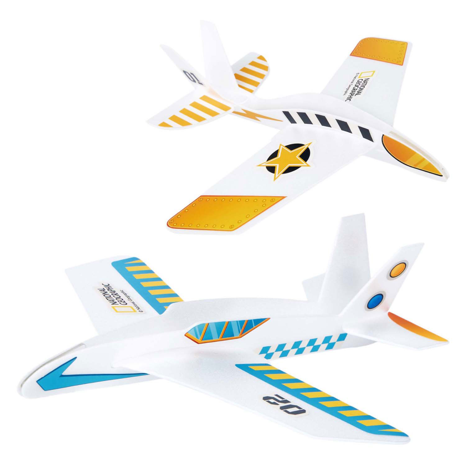 Puzzle 3D amusant et cubique, avion STEM National Geographic