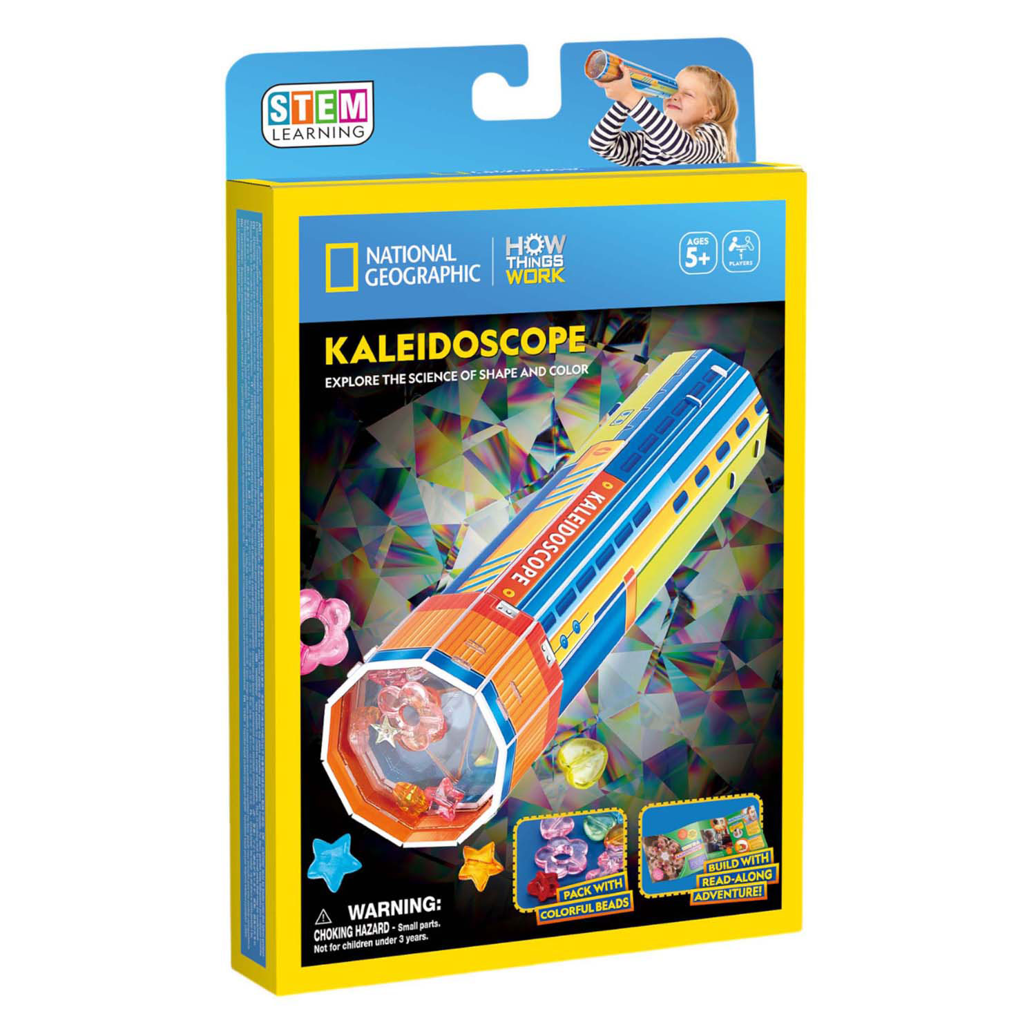 Puzzle 3D amusant cubique Kaléidoscope STEM National Geographic