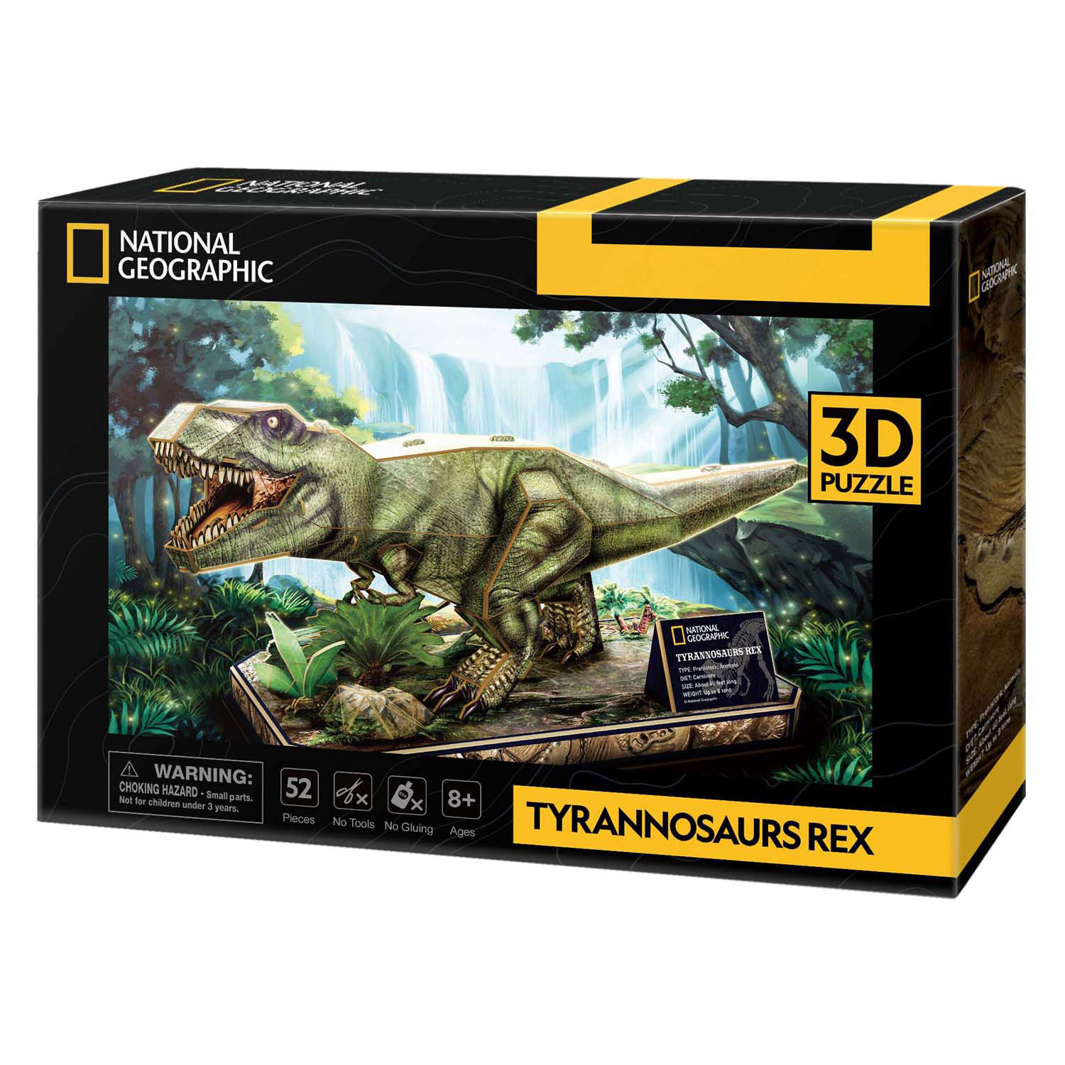 Puzzle 3D amusant et cubique National Geographic T-Rex