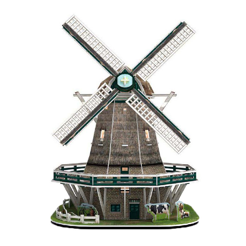 Cubic Fun 3D Puzzel Molen LED